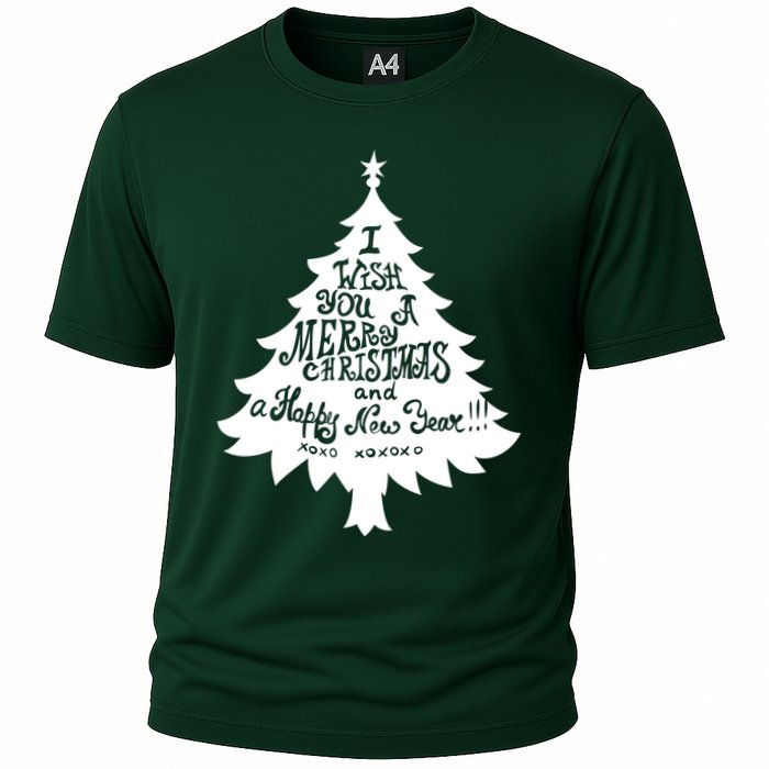 I Wish You A Merry Christmas And A Happy New Year Performance Shirt