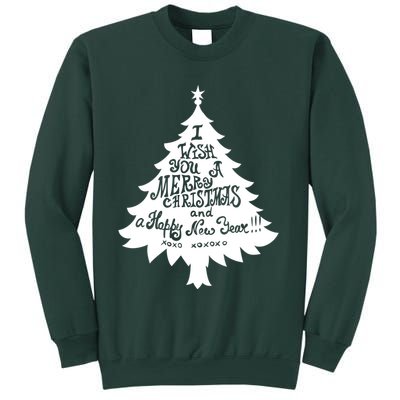 I Wish You A Merry Christmas And A Happy New Year Sweatshirt