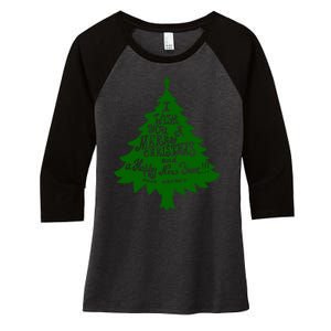 I Wish You A Merry Christmas And A Happy New Year Women's Tri-Blend 3/4-Sleeve Raglan Shirt