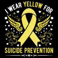 I Wear Yellow For Suicide Prevention Awareness Sweatshirt