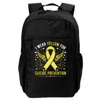 I Wear Yellow For Suicide Prevention Awareness Daily Commute Backpack