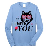 I Wolf You Cool Gift Happy Valentines Day Gift Long Sleeve Shirt