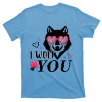 I Wolf You Cool Gift Happy Valentines Day Gift T-Shirt