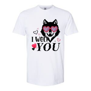 I Wolf You Cool Gift Happy Valentines Day Gift Softstyle CVC T-Shirt