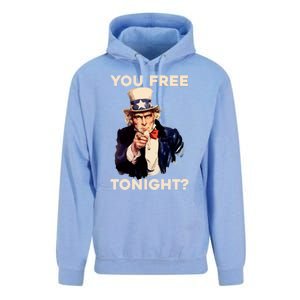 I Want You Are You Free Tonight Usa Fourth Of July American Gift Unisex Surf Hoodie