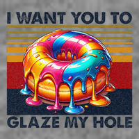 I Want You To Glaze My Hole Sarcastic Dirty Donut Sustainable Beanie