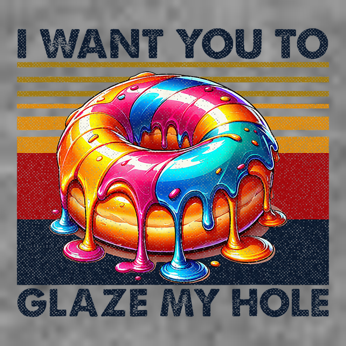 I Want You To Glaze My Hole Sarcastic Dirty Donut Sustainable Beanie