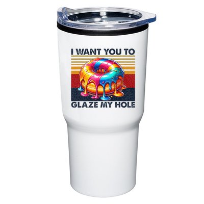 I Want You To Glaze My Hole Sarcastic Dirty Donut Tumbler