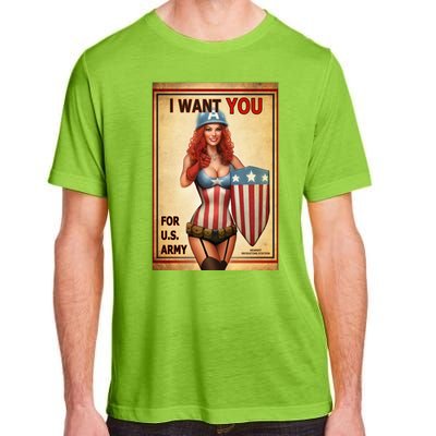 I Want You For US Army Female America Adult ChromaSoft Performance T-Shirt