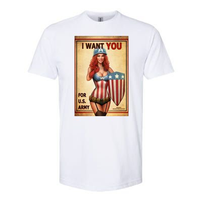 I Want You For US Army Female America Softstyle CVC T-Shirt