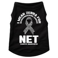 I Wear Zebra for Neuroendocrine Cancer Awareness NET Cancer Doggie Tank