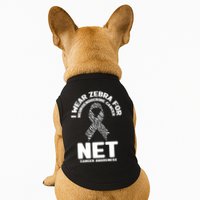 I Wear Zebra for Neuroendocrine Cancer Awareness NET Cancer Doggie Tank