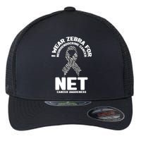 I Wear Zebra for Neuroendocrine Cancer Awareness NET Cancer Flexfit Unipanel Trucker Cap