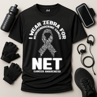 I Wear Zebra for Neuroendocrine Cancer Awareness NET Cancer Performance Shirt