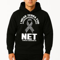 I Wear Zebra for Neuroendocrine Cancer Awareness NET Cancer Hoodie