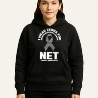 I Wear Zebra for Neuroendocrine Cancer Awareness NET Cancer Hoodie