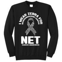 I Wear Zebra for Neuroendocrine Cancer Awareness NET Cancer Sweatshirt