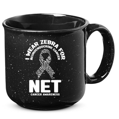 I Wear Zebra for Neuroendocrine Cancer Awareness NET Cancer 15oz Campfire Ceramic Mug