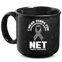 I Wear Zebra for Neuroendocrine Cancer Awareness NET Cancer 15oz Campfire Ceramic Mug
