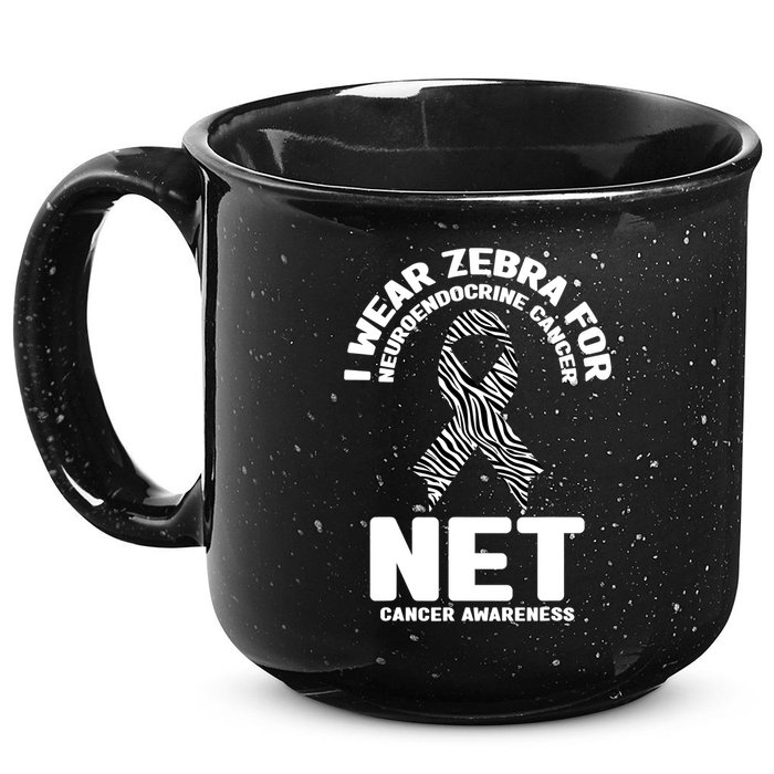 I Wear Zebra for Neuroendocrine Cancer Awareness NET Cancer 15oz Campfire Ceramic Mug