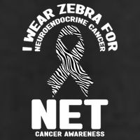 I Wear Zebra for Neuroendocrine Cancer Awareness NET Cancer Beanie