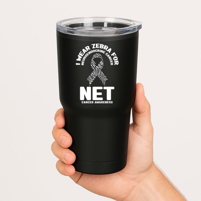 I Wear Zebra for Neuroendocrine Cancer Awareness NET Cancer Tumbler