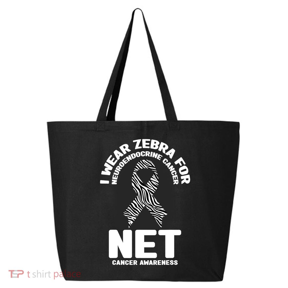 I Wear Zebra for Neuroendocrine Cancer Awareness NET Cancer 25L Jumbo Tote