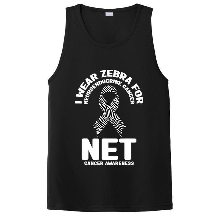 I Wear Zebra for Neuroendocrine Cancer Awareness NET Cancer PosiCharge Competitor Tank