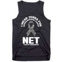 I Wear Zebra for Neuroendocrine Cancer Awareness NET Cancer Tank Top