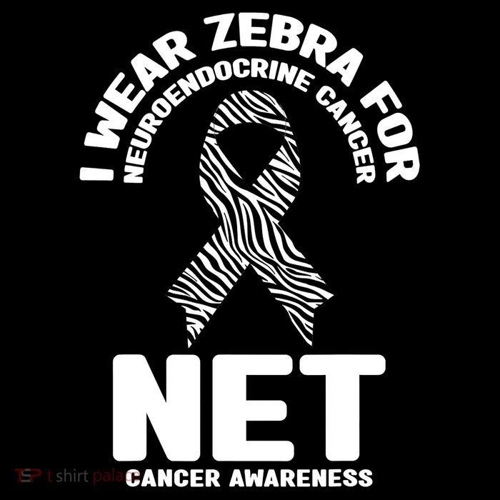 I Wear Zebra for Neuroendocrine Cancer Awareness NET Cancer Zip Tote Bag