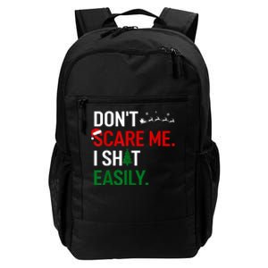 Inappropriate Xmas DonT Scare Me I Shit Easily Embarrassing Daily Commute Backpack