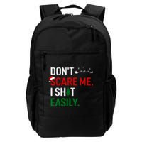 Inappropriate Xmas DonT Scare Me I Shit Easily Embarrassing Daily Commute Backpack