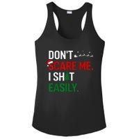 Inappropriate Xmas DonT Scare Me I Shit Easily Embarrassing Ladies PosiCharge Competitor Racerback Tank