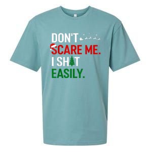 Inappropriate Xmas DonT Scare Me I Shit Easily Embarrassing Sueded Cloud Jersey T-Shirt