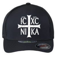 Ic Xc Nika Cross Christogram Orthodox Christian Flexfit Unipanel Trucker Cap