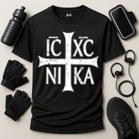 Ic Xc Nika Cross Christogram Orthodox Christian Performance Shirt