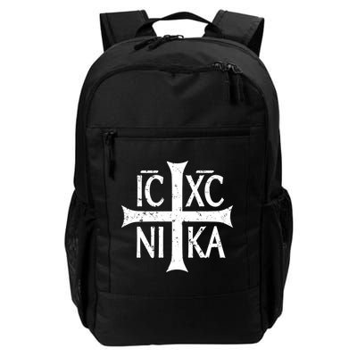 Ic Xc Nika Cross Christogram Orthodox Christian Backpack