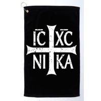 Ic Xc Nika Cross Christogram Orthodox Christian Golf Towel