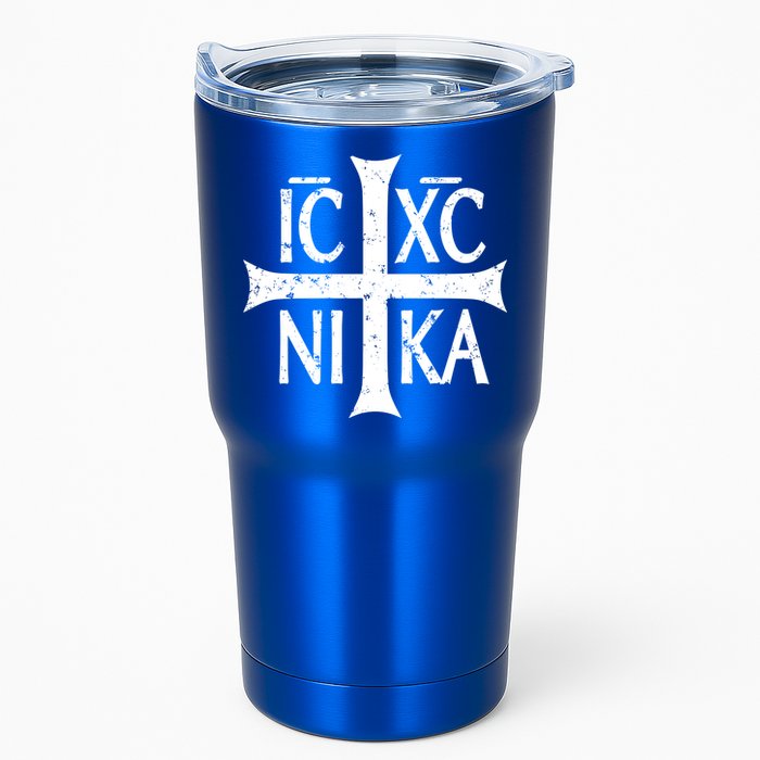Ic Xc Nika Cross Christogram Orthodox Christian Tumbler