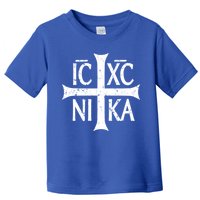 Ic Xc Nika Cross Christogram Orthodox Christian Toddler T-Shirt