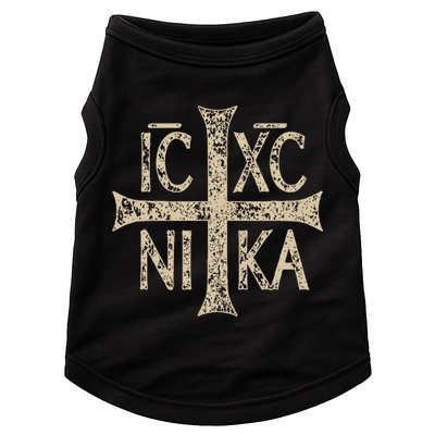 Ic Xc Nika Cross Christogram Orthodox Christian Doggie Tank