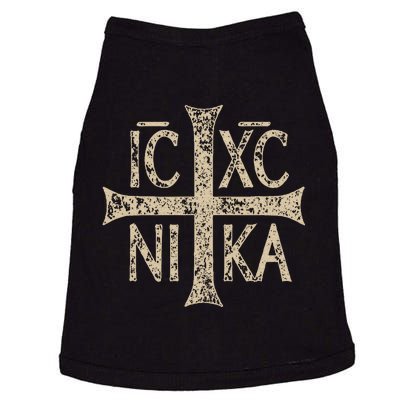 Ic Xc Nika Cross Christogram Orthodox Christian Doggie Tank