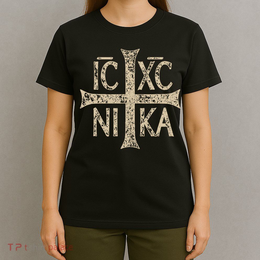 Ic Xc Nika Cross Christogram Orthodox Christian T-Shirt