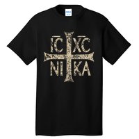 Ic Xc Nika Cross Christogram Orthodox Christian Tall T-Shirt