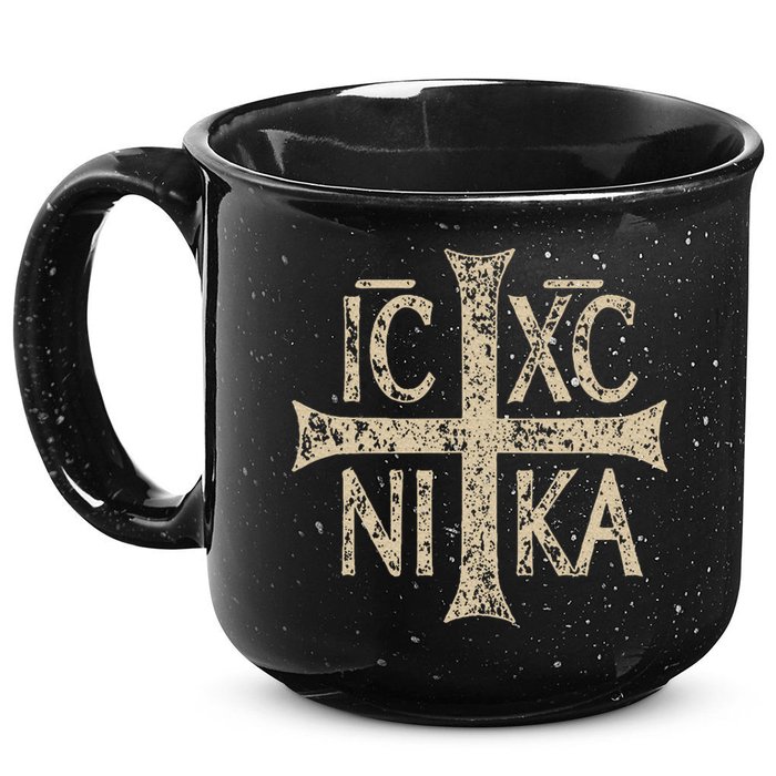 Ic Xc Nika Cross Christogram Orthodox Christian 15oz Campfire Ceramic Mug