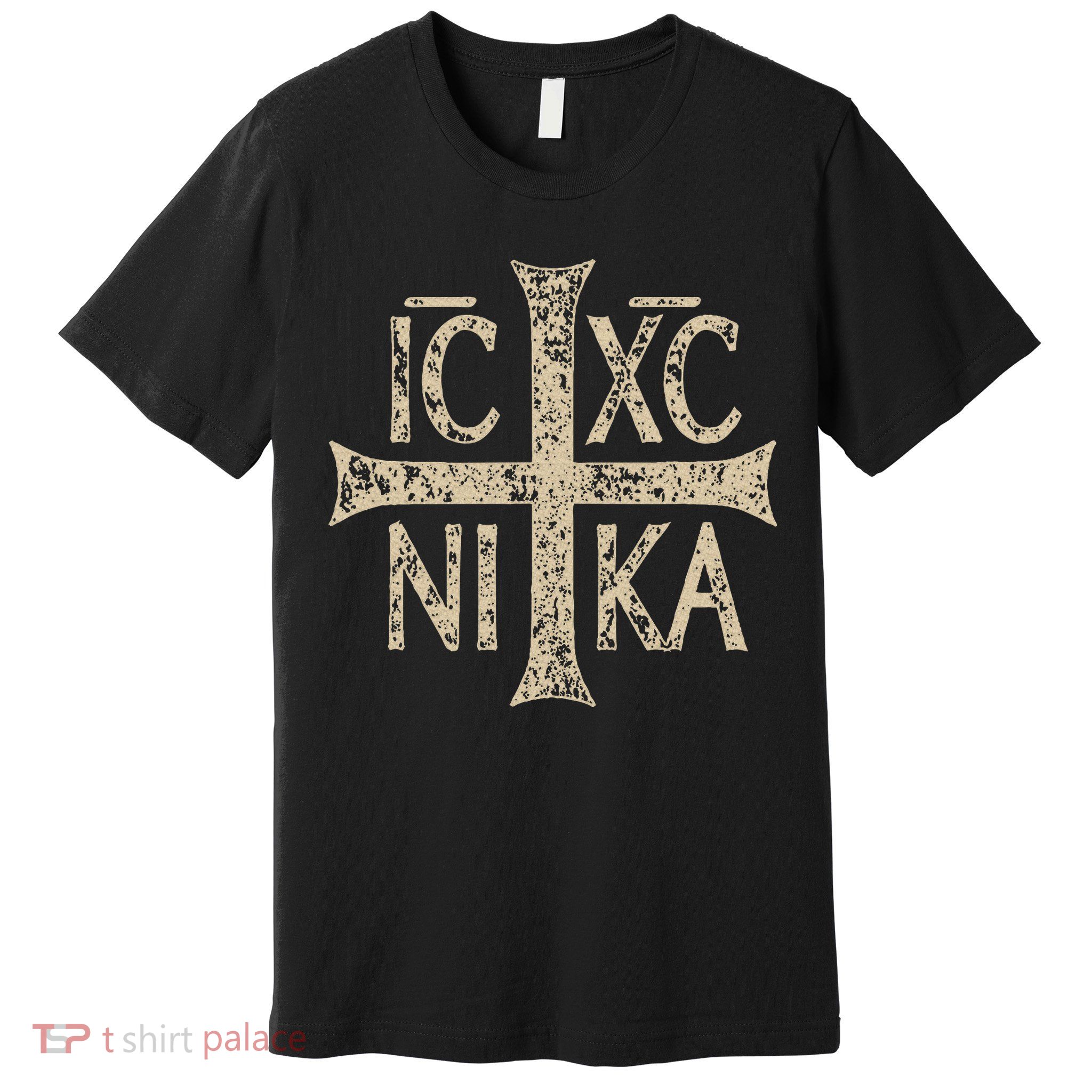 Ic Xc Nika Cross Christogram Orthodox Christian Premium T-Shirt