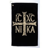 Ic Xc Nika Cross Christogram Orthodox Christian Golf Towel
