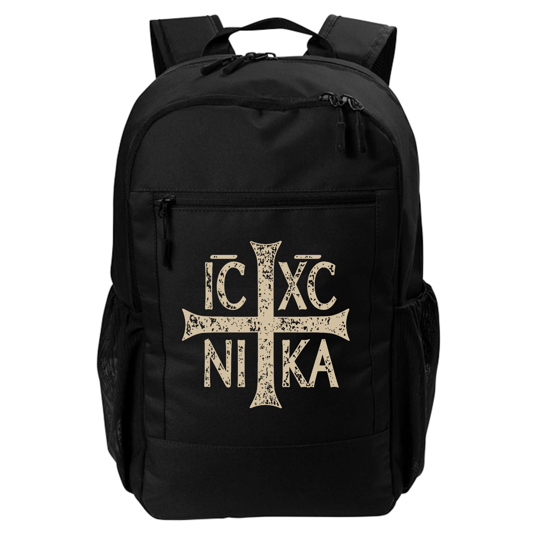 Ic Xc Nika Cross Christogram Orthodox Christian Backpack