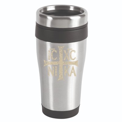 Ic Xc Nika Cross Christogram Orthodox Christian 16oz Travel Tumbler