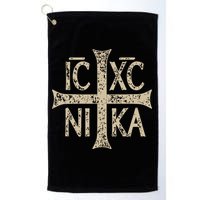 Ic Xc Nika Cross Christogram Orthodox Christian Golf Towel